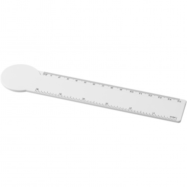 Logotrade business gift image of: Tait 15 cm circle-shaped recycled plastic ruler 