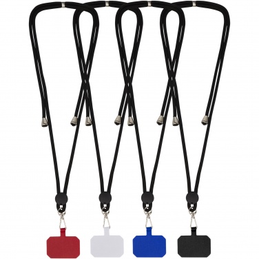 Logo trade promotional giveaways image of: Kubi phone lanyard