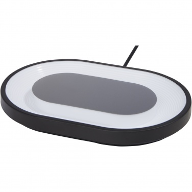 Logo trade promotional gifts image of: Ray wireless charging pad with RGB mood light