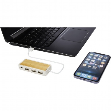 Logo trade promotional gift photo of: Terrazzo USB 2.0 hub