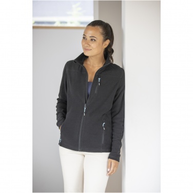 Logo trade promotional giveaway photo of: Amber women's GRS recycled full zip fleece jacket