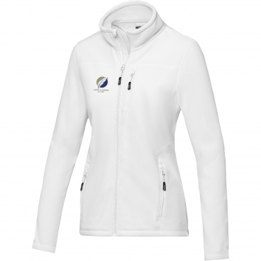 Logotrade promotional product image of: Amber women's GRS recycled full zip fleece jacket