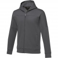 Nubia men's performance full zip knit jacket, Storm grey