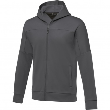 Logo trade promotional giveaways image of: Nubia men's performance full zip knit jacket