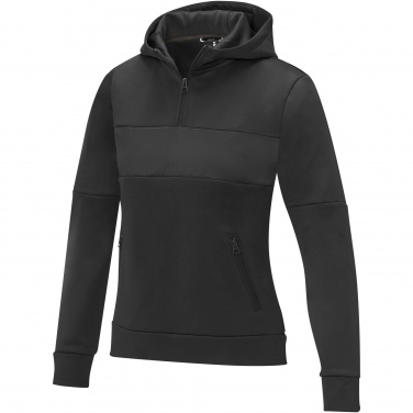 Logotrade promotional item image of: Sayan women's half zip anorak hooded sweater