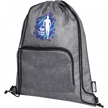 Logotrade promotional items photo of: Ash recycled foldable drawstring bag 7L