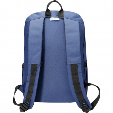 Logo trade promotional merchandise photo of: REPREVE® Our Ocean™ Commuter 15" GRS RPET laptop backpack 19L