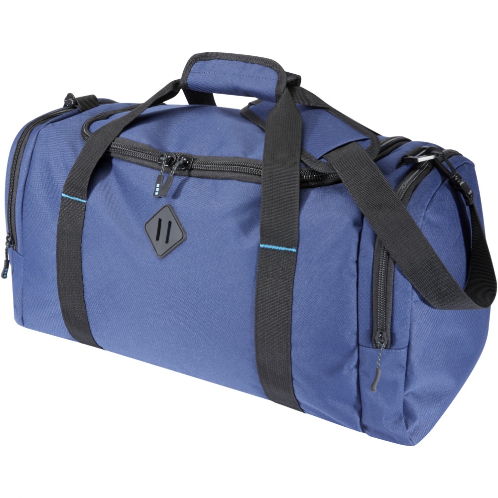 Logo trade business gifts image of: REPREVE® Our Ocean™ GRS RPET duffel bag 35L