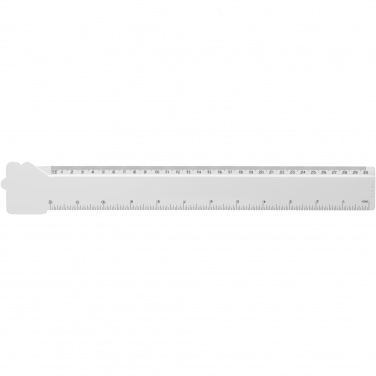 Logotrade corporate gift image of: Tait 30cm house-shaped recycled plastic ruler