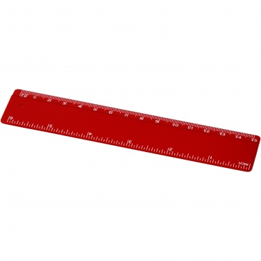 Logo trade promotional item photo of: Refari 15 cm recycled plastic ruler