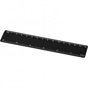 Logo trade promotional gifts picture of: Refari 15 cm recycled plastic ruler