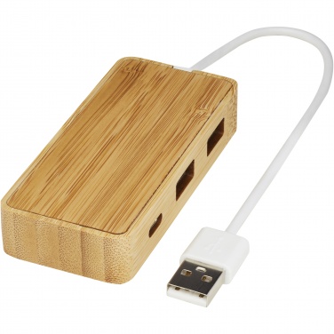 Logotrade promotional merchandise picture of: Tapas bamboo USB hub