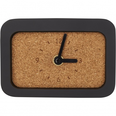 Logo trade business gift photo of: Momento wireless limestone charging desk clock