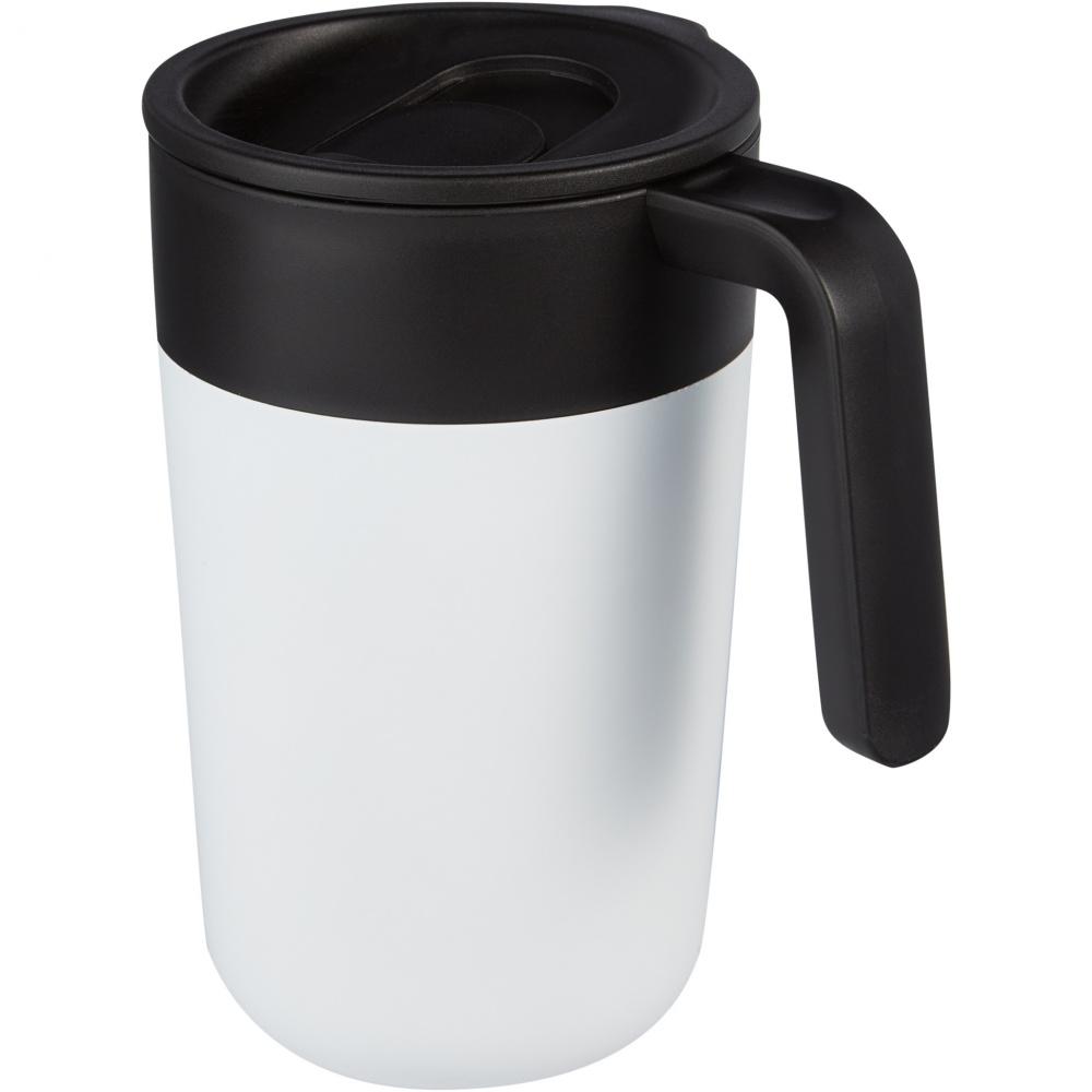 Logo trade advertising products picture of: Nordia 400 ml double-wall recycled mug