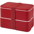 MIYO double layer lunch box, Red / Red / Red