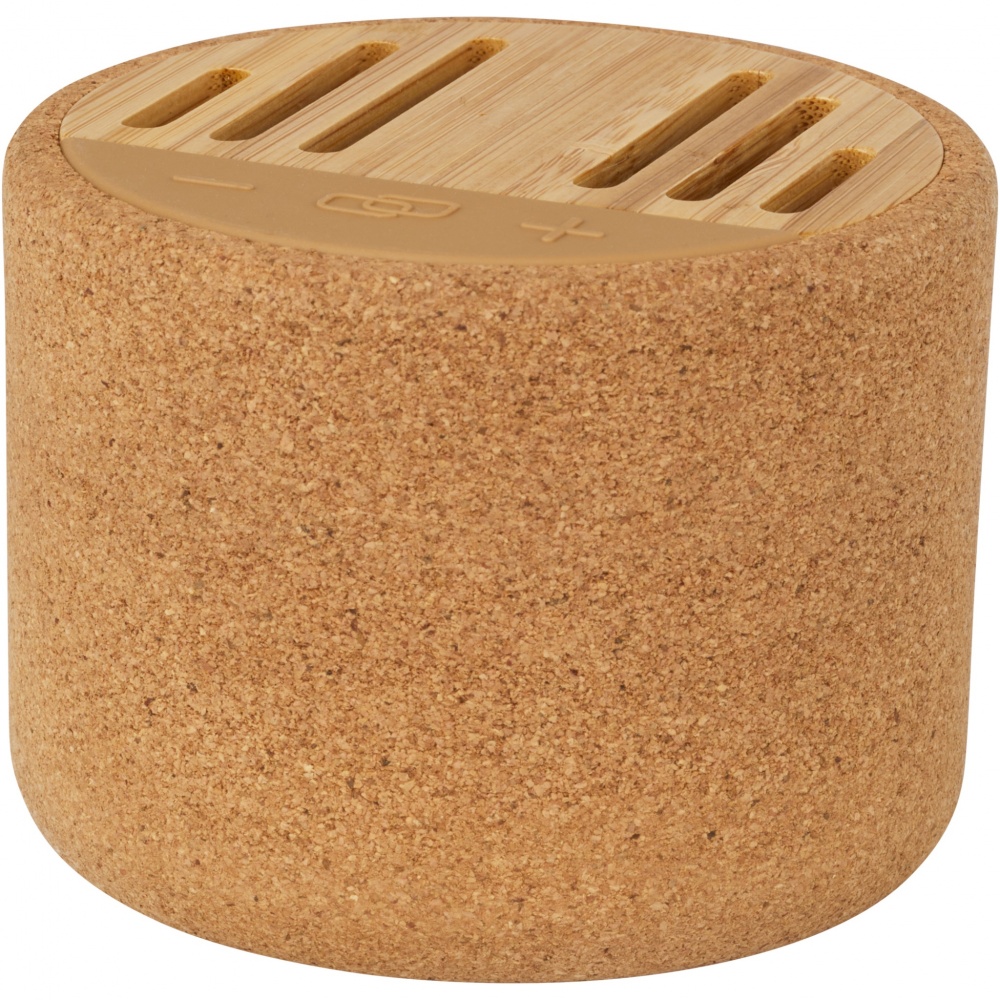 Logo trade promotional products image of: Cerris 5W cork Bluetooth® speaker