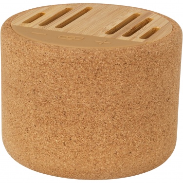 Logo trade corporate gifts picture of: Cerris 5W cork Bluetooth® speaker