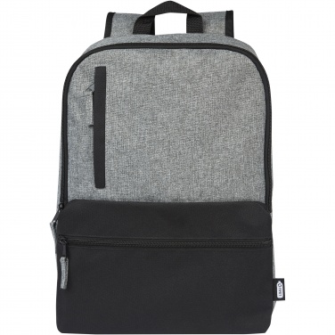 Logotrade promotional product picture of: Reclaim 15" GRS recycled two-tone laptop backpack 14L