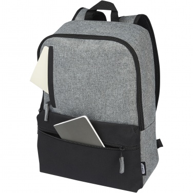 Logo trade advertising products image of: Reclaim 15" GRS recycled two-tone laptop backpack 14L