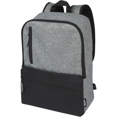 Logo trade promotional giveaways picture of: Reclaim 15" GRS recycled two-tone laptop backpack 14L