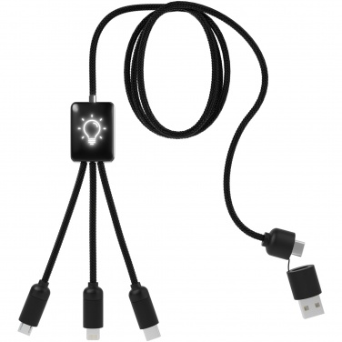 Logo trade promotional merchandise image of: SCX.design C28 5-in-1 extended charging cable