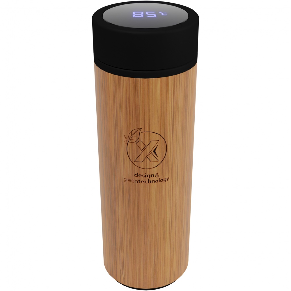 Logo trade promotional gifts image of: SCX.design D11 500 ml bamboo smart bottle