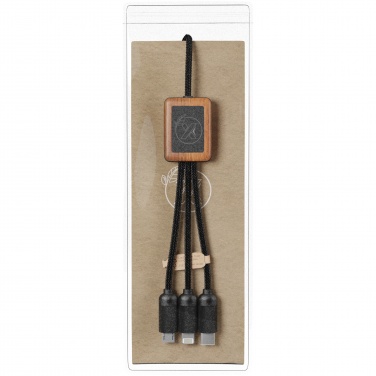 Logo trade promotional merchandise picture of: SCX.design C29 3-in-1 bamboo cable