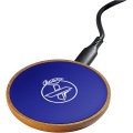 SCX.design W13 10W wooden wireless charging station, Reflex blue