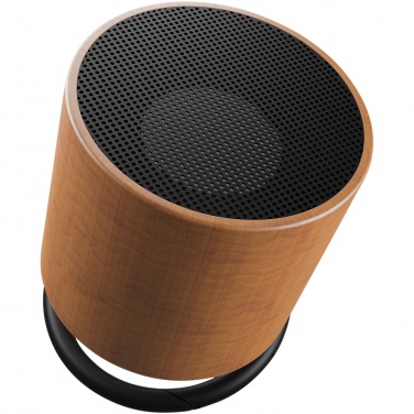 Logo trade promotional giveaways picture of: SCX.design S27 3W wooden ring speaker