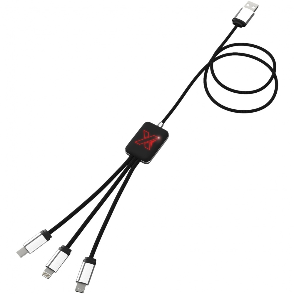 Logo trade corporate gifts image of: SCX.design C17 easy to use light-up cable