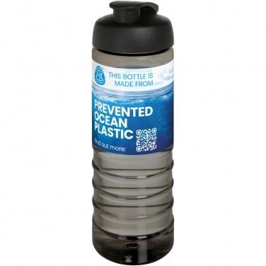 Logotrade promotional merchandise photo of: H2O Active® Eco Treble 750 ml flip lid sport bottle