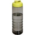 H2O Active® Eco Treble 750 ml flip lid sport bottle, Charcoal / Lime