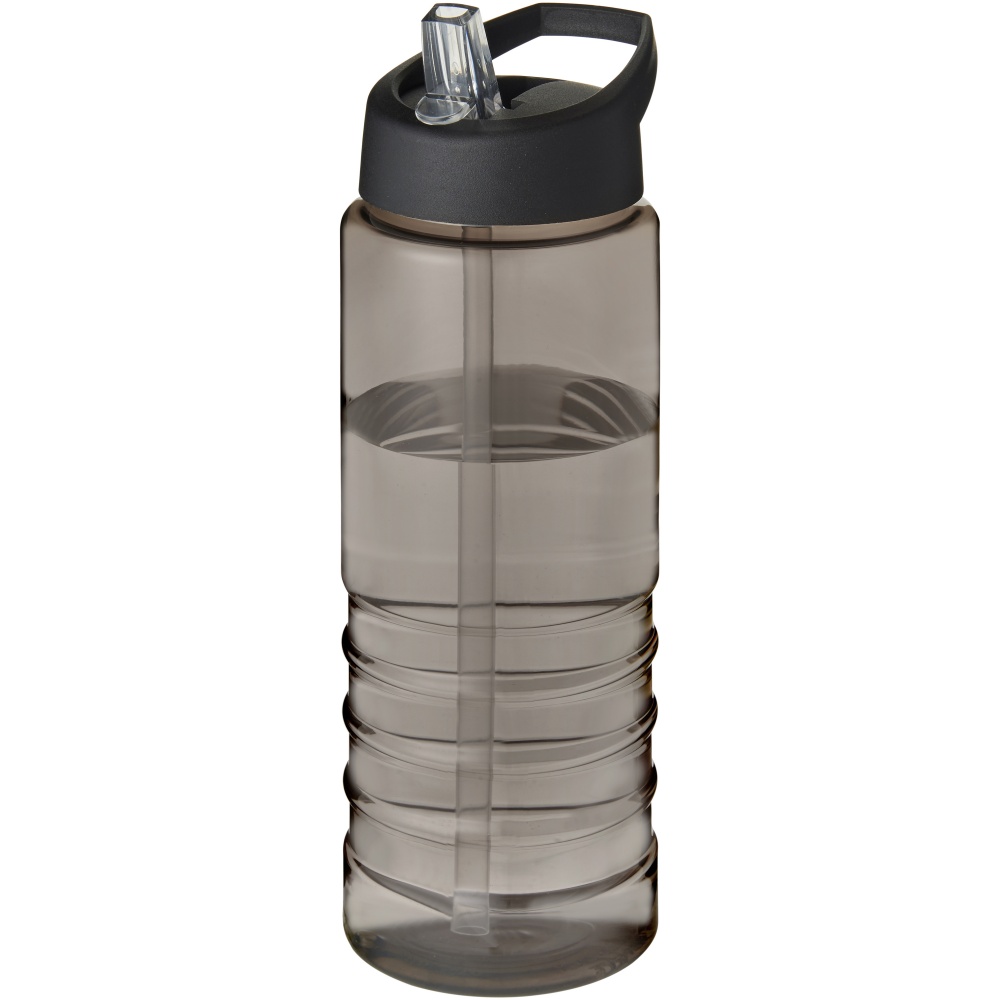 Logo trade advertising products picture of: H2O Active® Eco Treble 750 ml spout lid sport bottle 