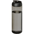 H2O Active® Eco Vibe 850 ml flip lid sport bottle, Charcoal / Solid black