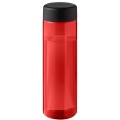 H2O Active® Eco Vibe 850 ml screw cap water bottle , Red / Solid black