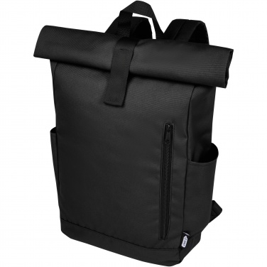 Logotrade promotional items photo of: Byron 15.6" GRS RPET roll-top backpack 18L