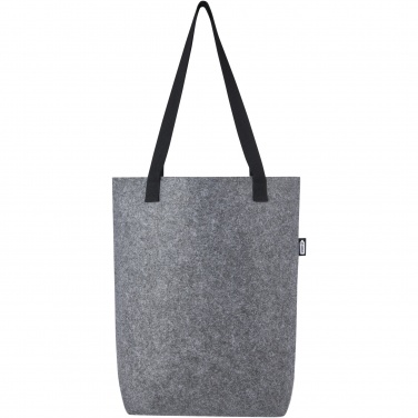 Logotrade business gift image of: Felta GRS recycled felt tote bag with wide bottom 12L