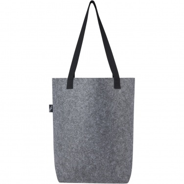 Logo trade advertising product photo of: Felta GRS recycled felt tote bag with wide bottom 12L