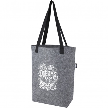 Logotrade promotional merchandise picture of: Felta GRS recycled felt tote bag with wide bottom 12L