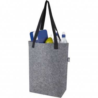 Logo trade promotional giveaways picture of: Felta GRS recycled felt tote bag with wide bottom 12L