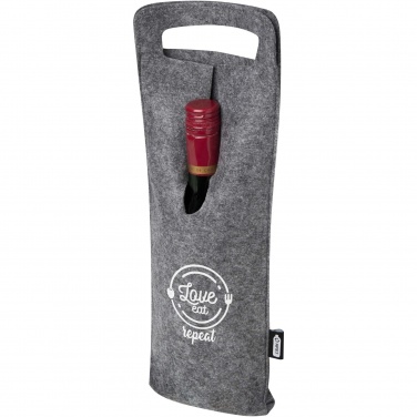 Logotrade promotional merchandise image of: Felta 75 cl GRS recycled felt wine bag