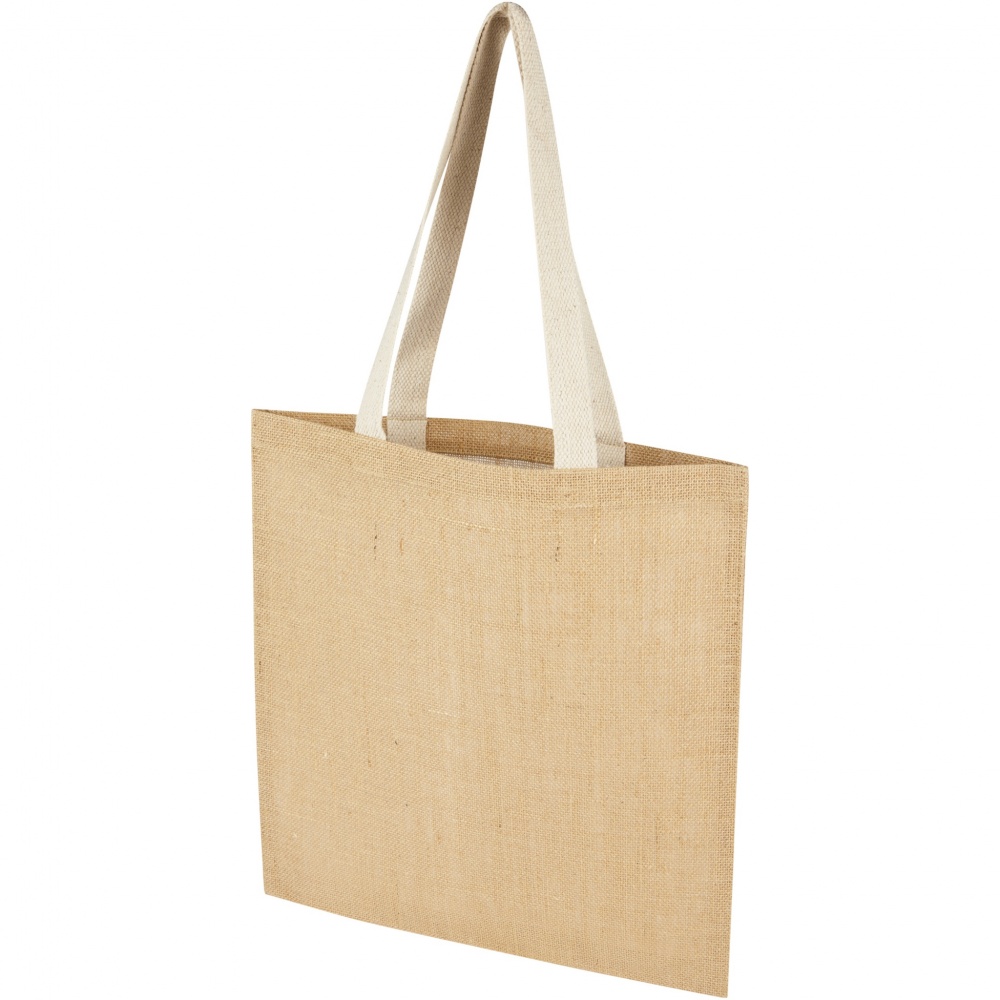 Logo trade corporate gifts image of: Juta 300 g/m² jute tote bag 7L