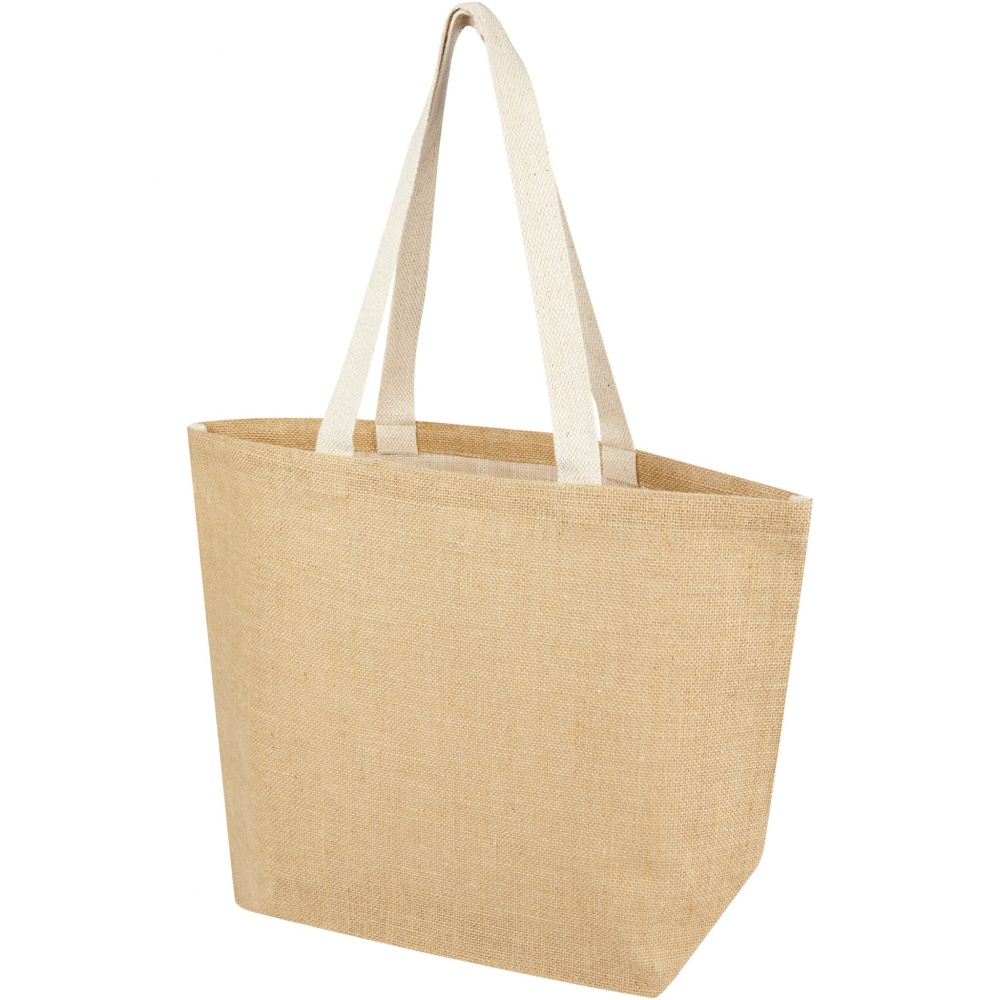 Logotrade promotional giveaway picture of: Juta 300 g/m² jute tote bag 12L