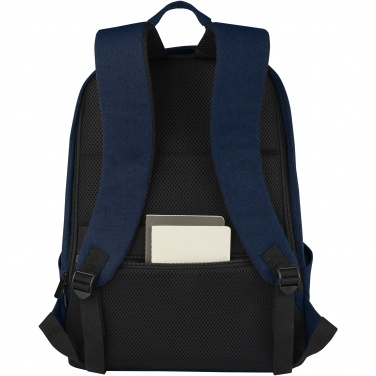 Logo trade promotional giveaway photo of: Joey 15.6" GRS recycled canvas anti-theft laptop backpack 18L