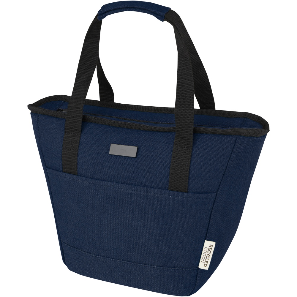 Logo trade promotional giveaways image of: Joey 9-can GRS recycled canvas lunch cooler bag 6L