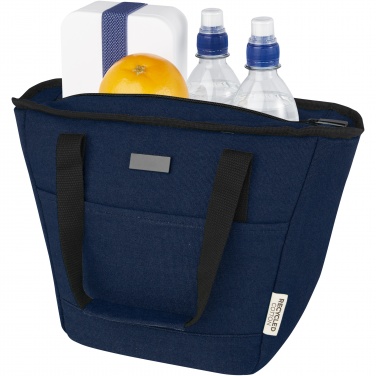 Logo trade promotional items image of: Joey 9-can GRS recycled canvas lunch cooler bag 6L