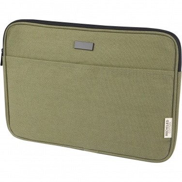 Logo trade advertising products picture of: Joey 14" GRS recycled canvas laptop sleeve 2L