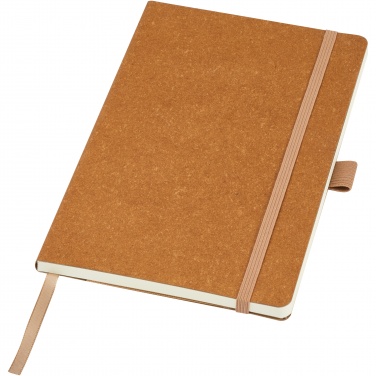 Logo trade promotional products picture of: Kilau recycled leather notebook 