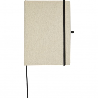 Logo trade promotional merchandise photo of: Tutico organic cotton hardcover notebook