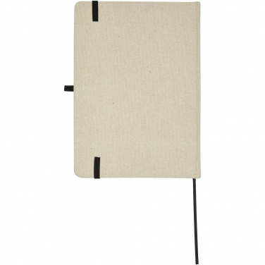 Logo trade promotional merchandise photo of: Tutico organic cotton hardcover notebook